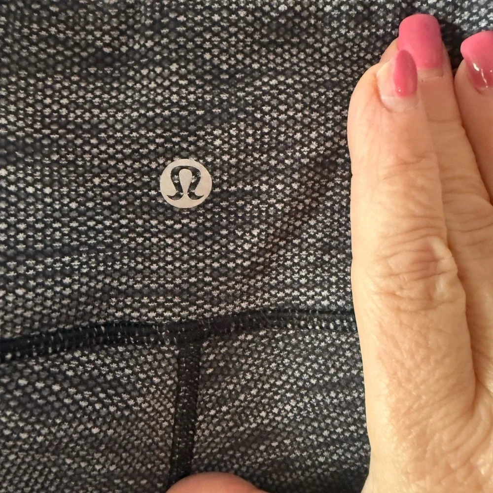 Lululemon Charcoal Heather Leggings Wunder Under high rise
